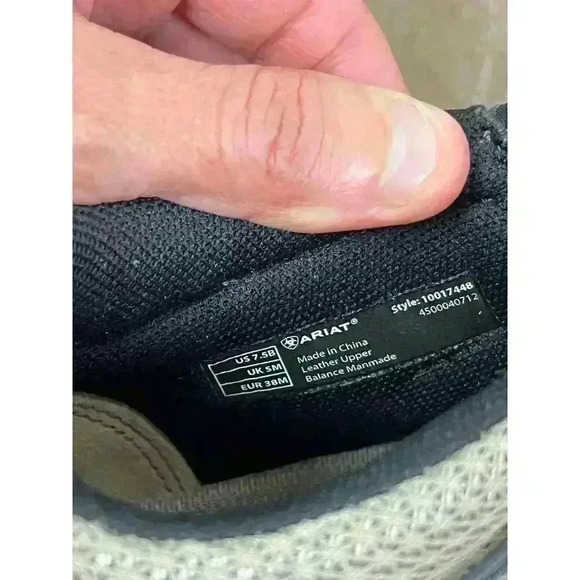 Ariat Women's 7.5B Maxtrak UI Pro Boots Taupe Purple Riding Equestrian EUC - Picture 7 of 8